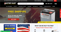 Desktop Screenshot of batterymart.com