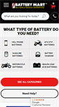 Mobile Screenshot of batterymart.com